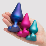 Набор из 3 анальных пробок Romp Luster (Цвет: разноцветный)