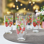 Набор стаканов 6шт 230мл "Вишня на ветке"