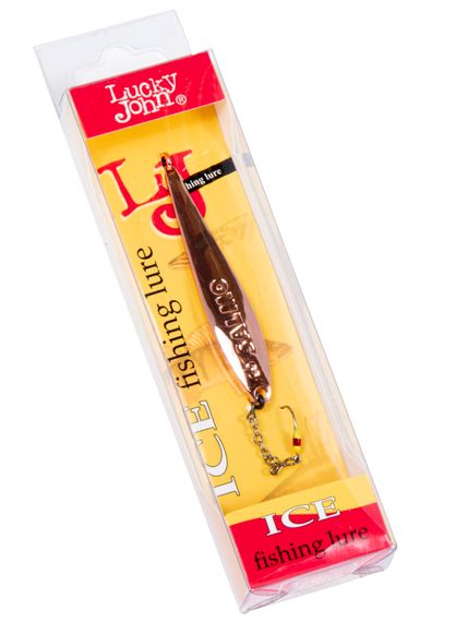 Блесна вертикальная зимняя Lucky John S-3-Z  с цепочкой и тройником  06.5г C блистер