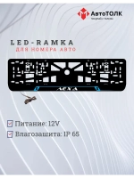 LED рамка. BLUE LAIN Лёха.