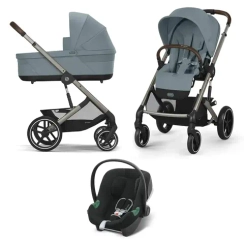 Детская коляска Cybex Balios S Lux TPE 3 в 1 Stormy Blue