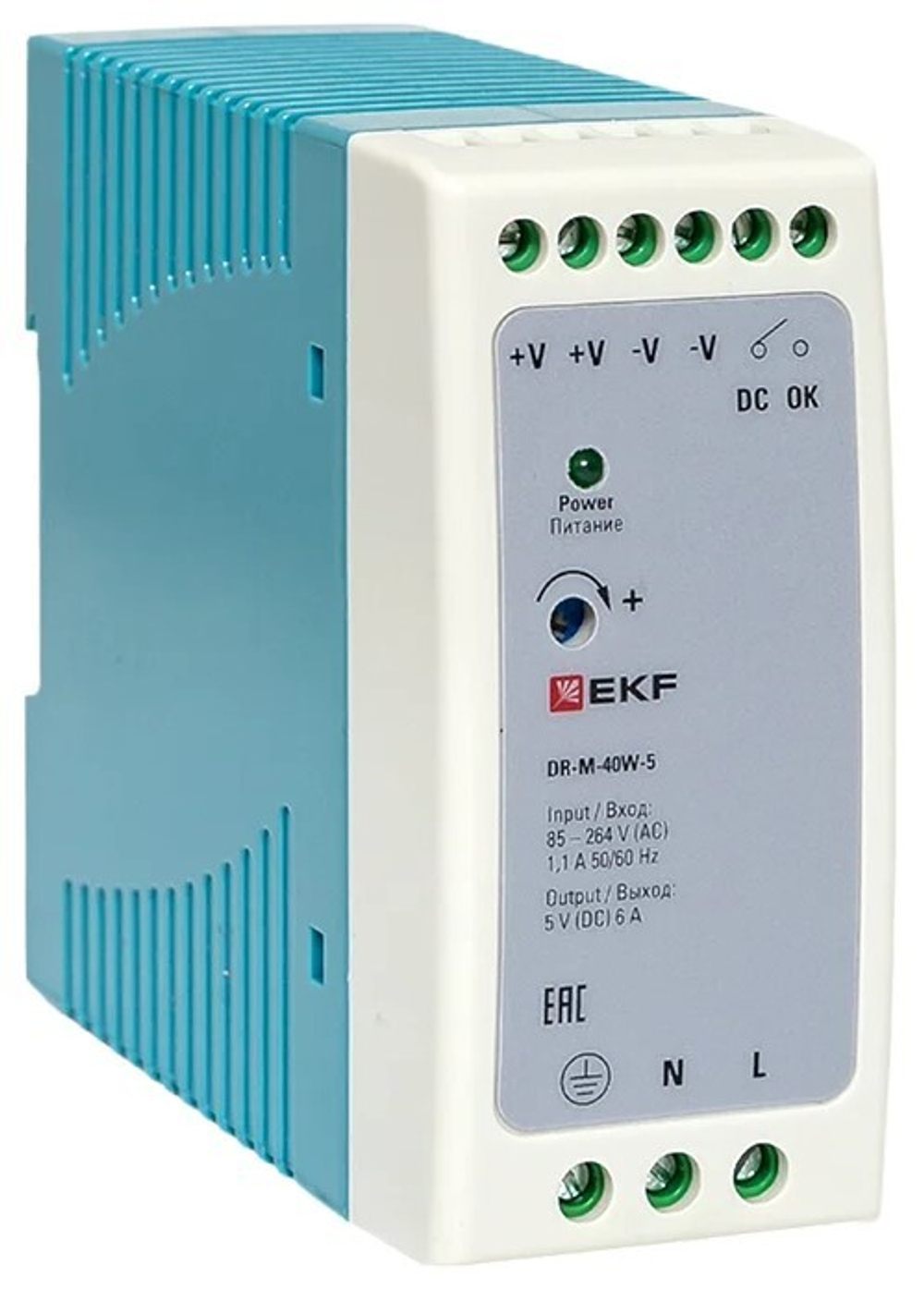 Блок питания  EKF DR-M-40W-5