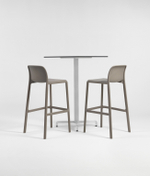 Стул пластиковый барный Nardi Faro, тортора