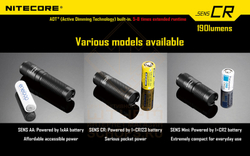 Фонарь брелок Nitecore SENS CR123