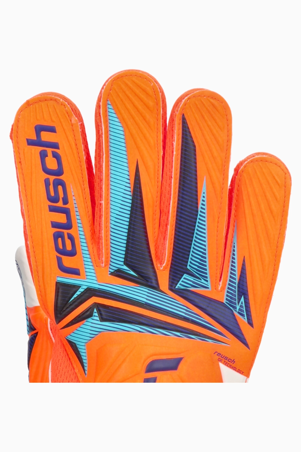 Вратарские перчатки Reusch Attrakt Grip Junior - оранжевый