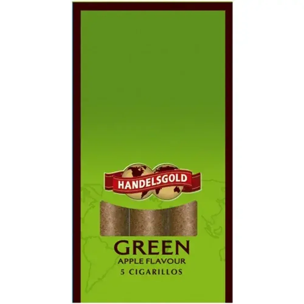 М. Сигариллы Handelsgold Green (Яблоко) 5шт