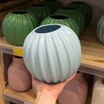 Ваза керамическая Pumpa, 15х15 см, голубой