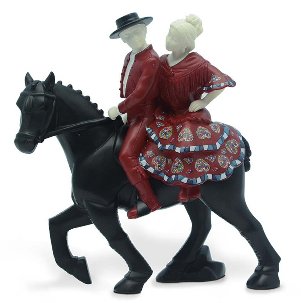 Статуэтка Pareja a caballo Пара верхом на лошади Nadal