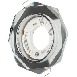 DK 81 SL Светильник ЭРА под лампу Gx53, 220V,13W, зеркальный | Встраиваемые светильники Для ламп GX53