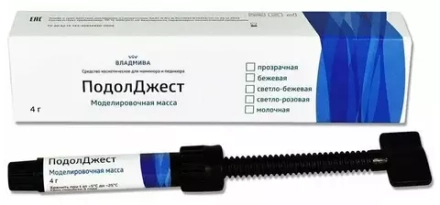Моделировочная масса 4 г светло-бежевая