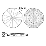 Крышка для септика Анион(770x770x105см;серый) - арт.559470
