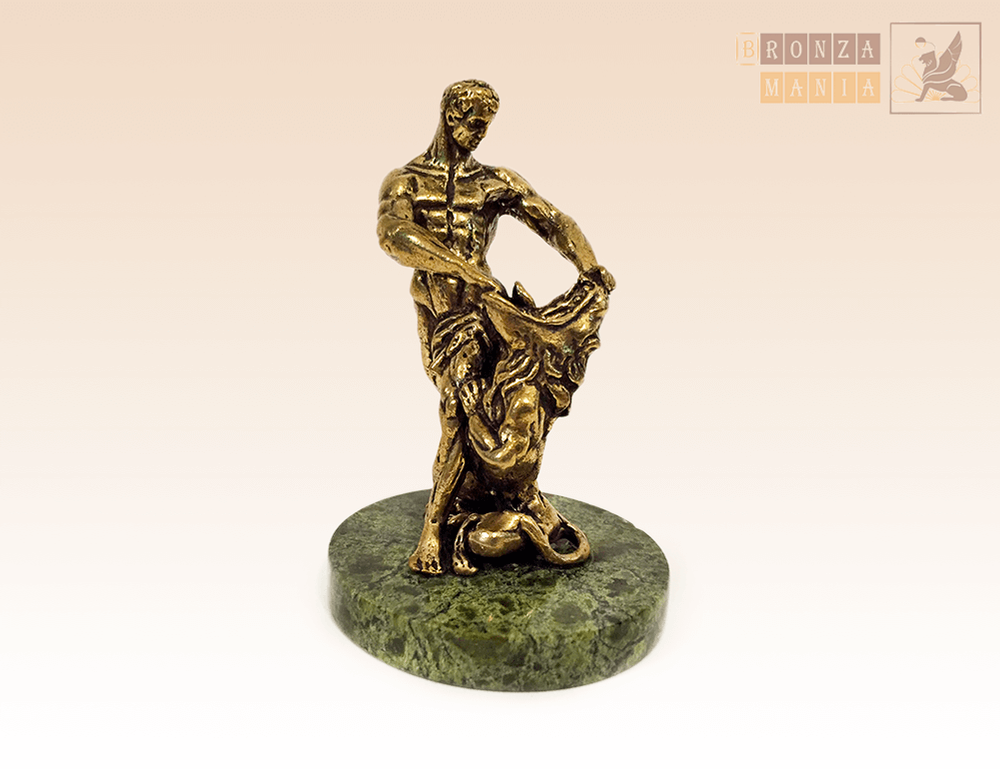 фигурка Самсон средний на змеевике