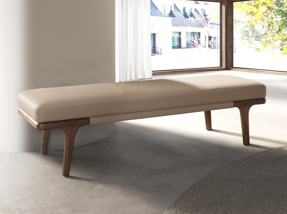 Банкетка 5179 из экокожи цвета норки