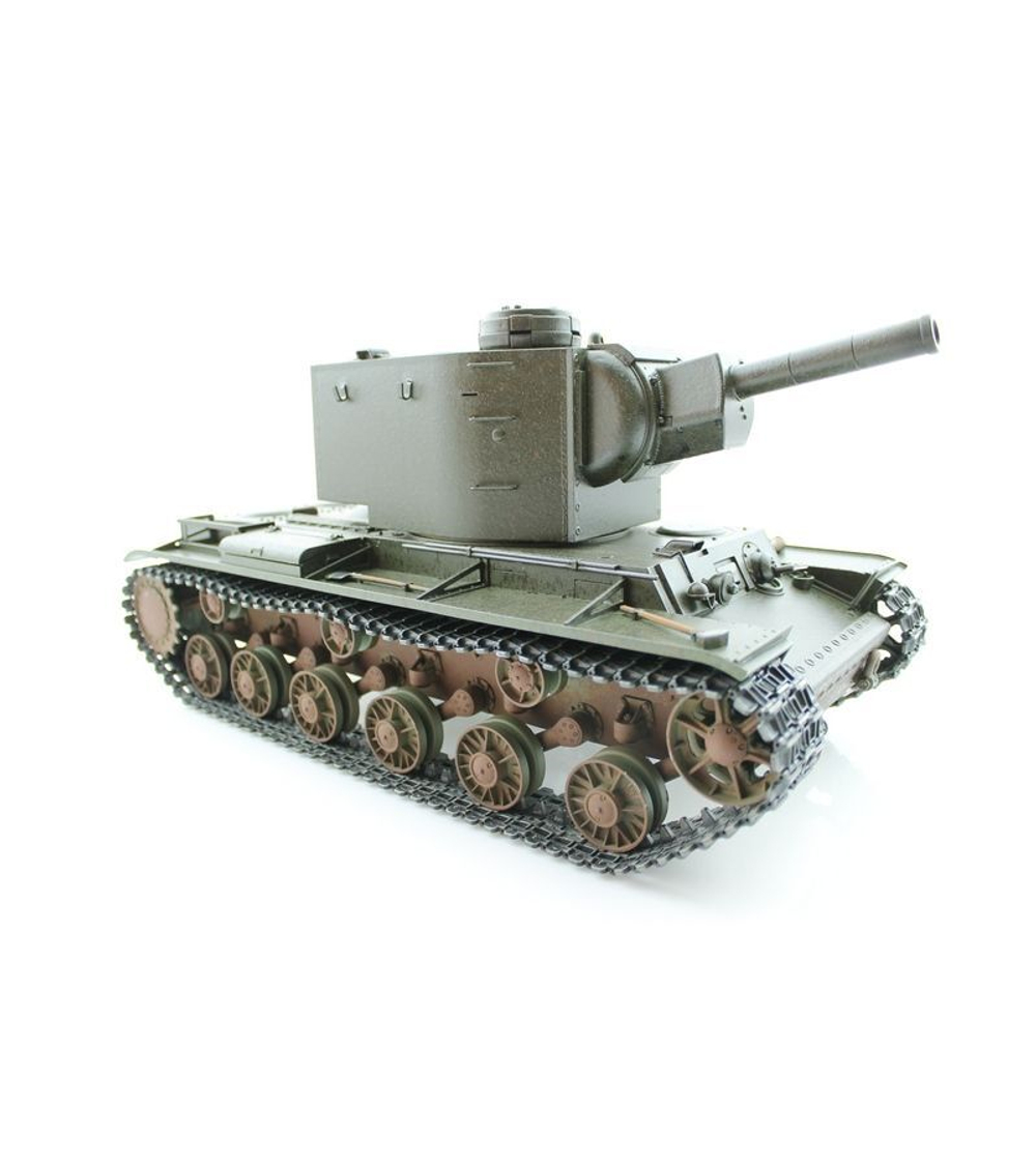 Радиоуправляемый танк Torro КВ-2 1/16 СССР, зеленый, ВВ-пушка V3.0 2.4G RTR