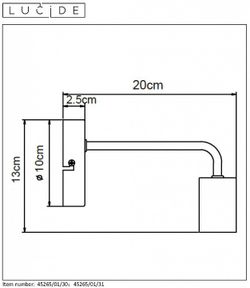 Бра Lucide Scott 45265/01/30