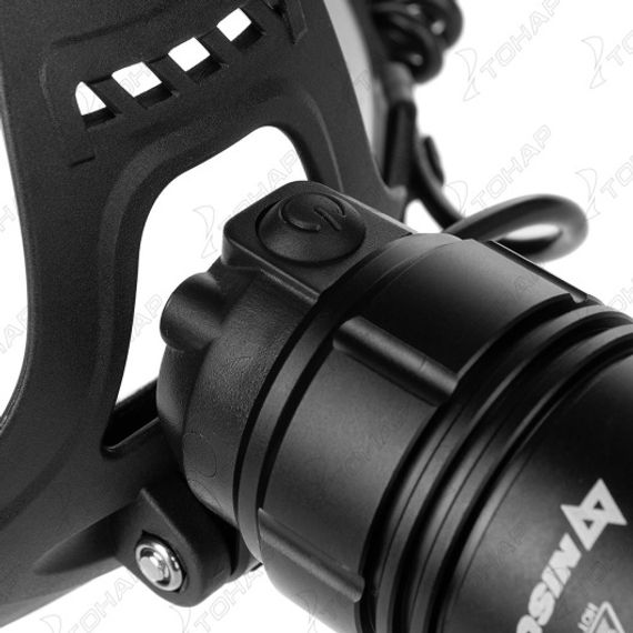 Фонарь налобный 1950 LM, IP32, USB (N-FN-HL08) NISUS