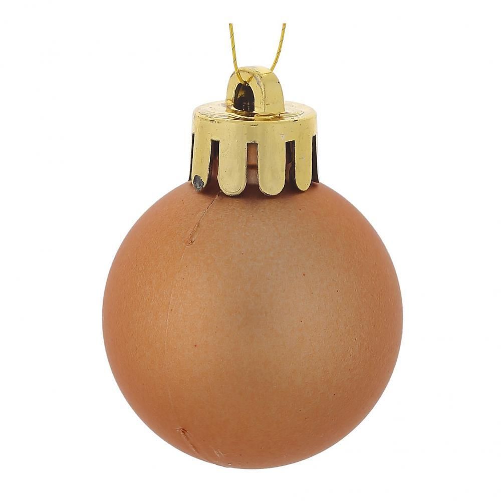 GAEM Набор из 12шт Украшение новогоднее Шар "Медовое ассорти", D 4 см, L9,5 W9,5 H10,5 см
