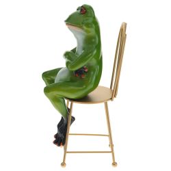 GAEM Фигурка декоративная "Лягушка", L7 W9 H17,5 см