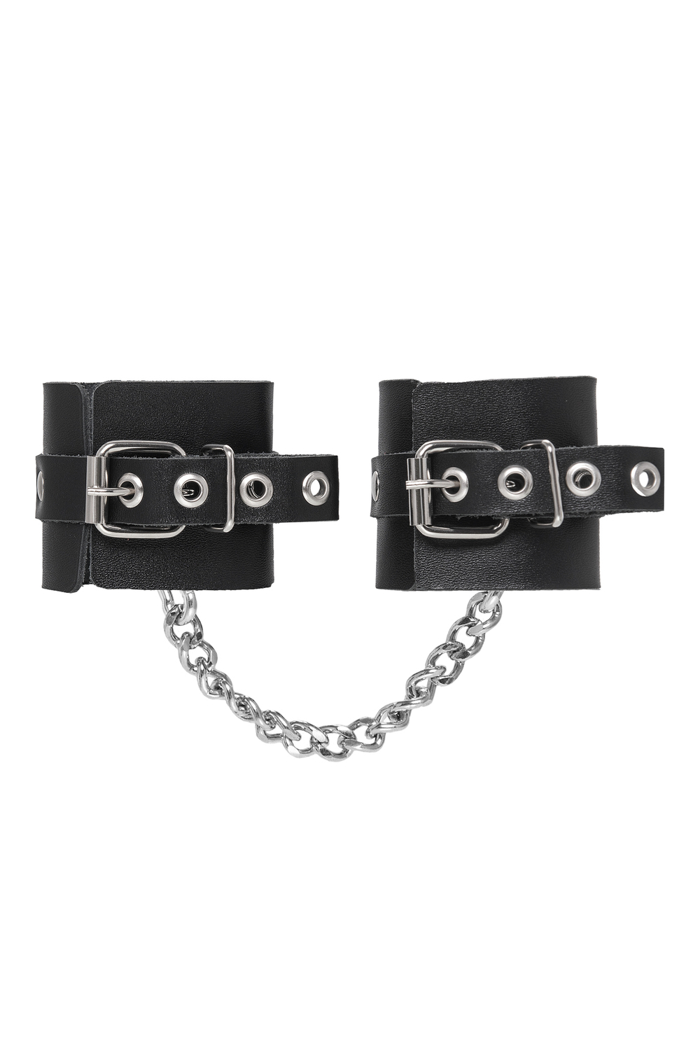 Наручники из толстой кожи с люверсами натуральная кожа