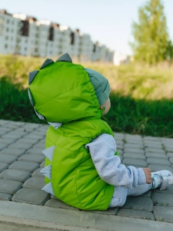 Жилет DINO утепленный стеганый для мальчика