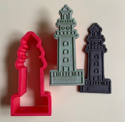 Штамп с вырубкой «Маяк 1» 10 см.