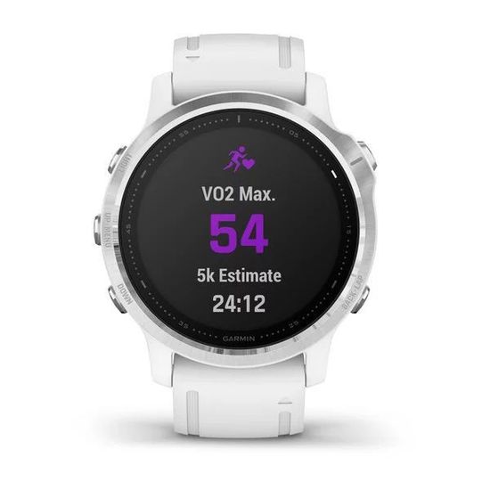 Смарт часы Garmin Fenix 6S - белый с белым ремешком 010-02159-00
