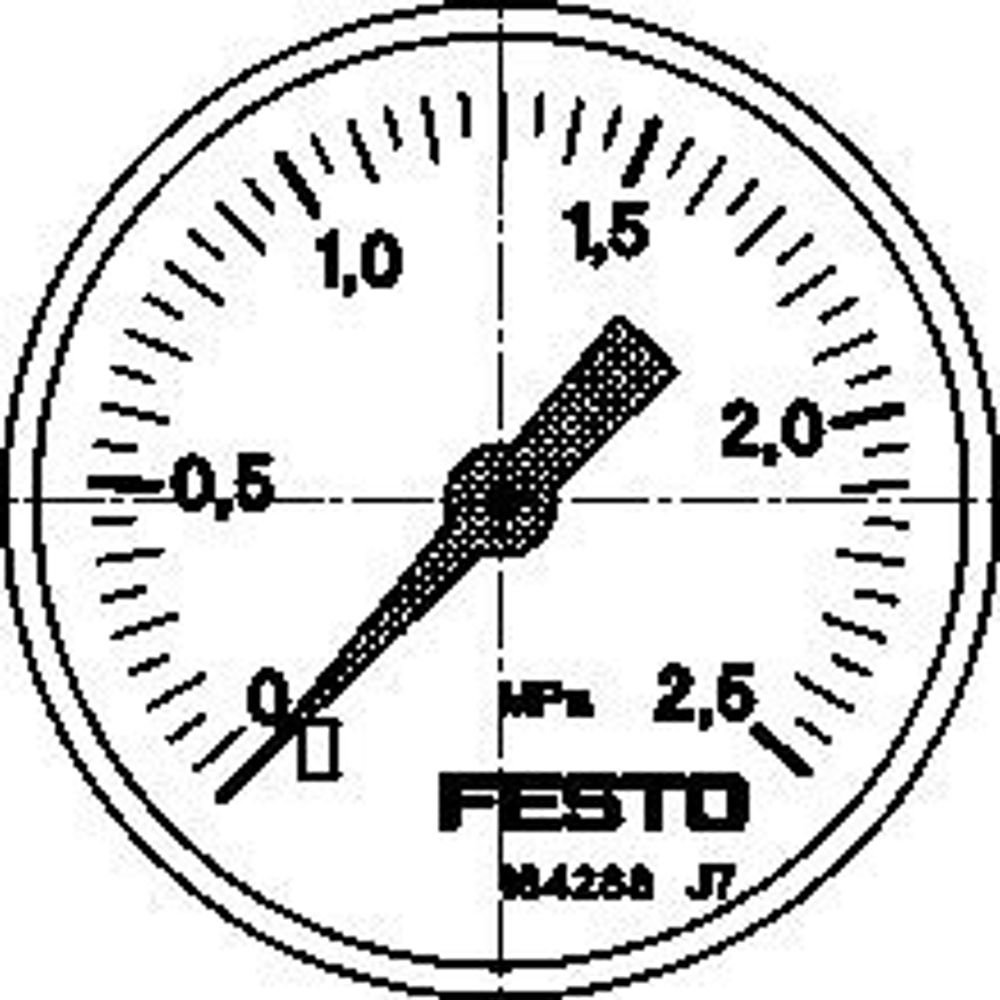 MA-50-2,5-1/4-EN Манометр