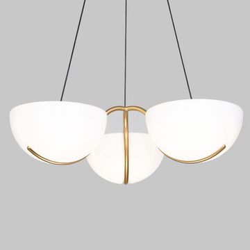 Подвесная люстра 40W 4000K 50083/3 LED золото a069300 Emisfero Eurosvet