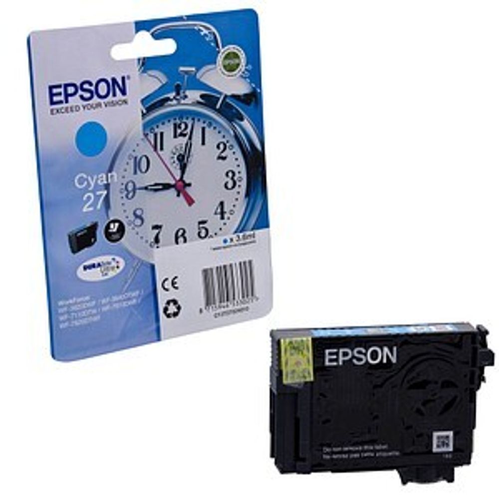 Картридж EPSON T2702 голубой для WF-7110/7610/7620