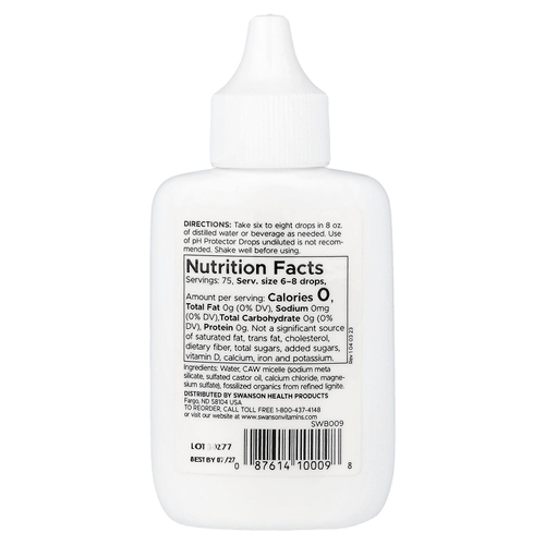 Swanson Vitamins, Alkaline Booster, капли для защиты pH, 37,5 мл (1,25 жидк. унц.)