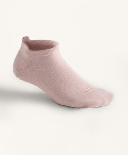 OYSHO Две пары носков-сникеров из смесового полиамида для йоги и пилатеса, розовый