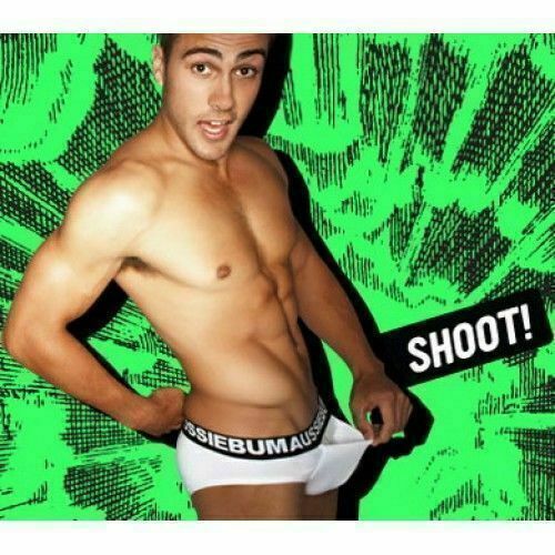 Мужские трусы брифы с карманом Aussiebum Pocket Jockit White Brief AB00226