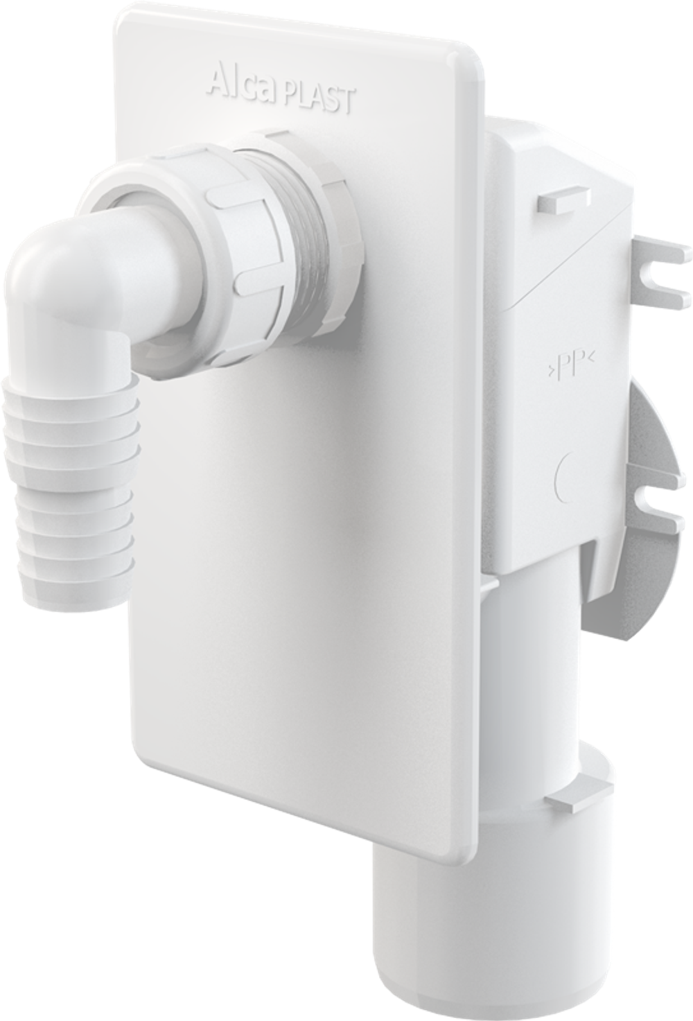 Сифон APS4  для стиральной машины под штукатурку белый