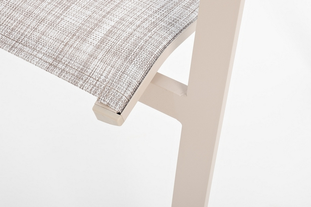 Стул из алюминия GONZO бежевый  Joygarden