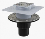 Душевой трап Alcadrain с решеткой хром (APV4344)