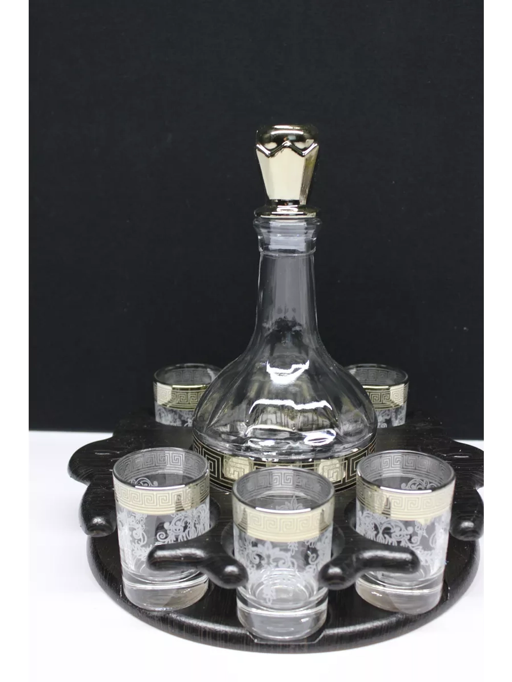 Стопки для водки 6 шт, графин стеклянный