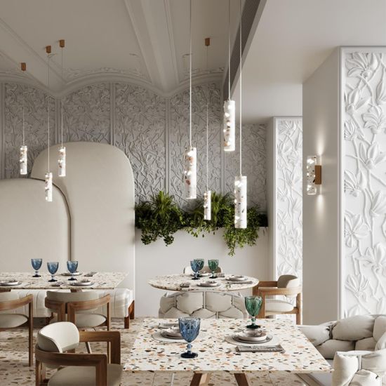 7012/12WL L-VISION ODL25 235 Настенный св-к UP DOWN металл/ терраццо/античная бронза/серый IP20 12W CRI>90 3000K 220V TERRAZZO