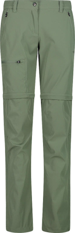 Брюки женские CMP Woman Zip OFF Pant, артикул 34T5016,  цвет   SALVIA (E452)