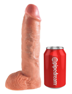 Страпон-система с телесной насадкой 10" Hollow Strap-On Suspender System - 25 см.