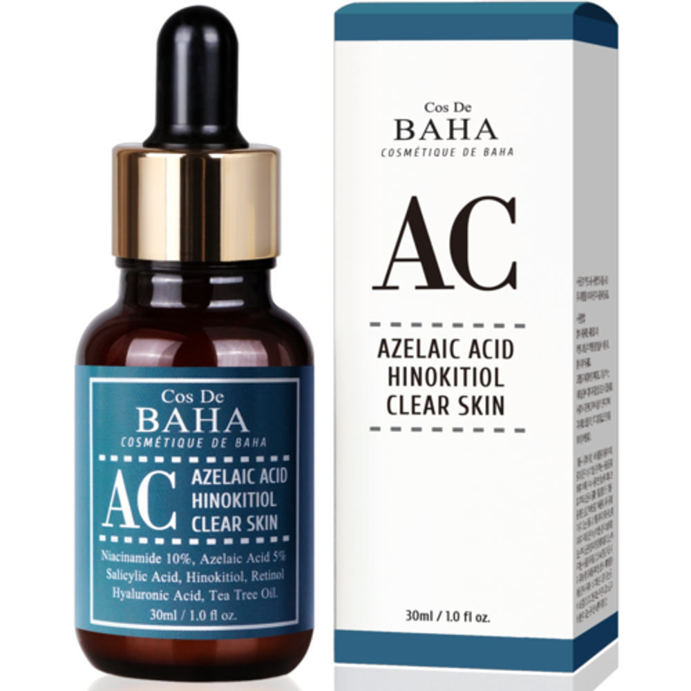 Cos De BAHA Сыворотка с азелаиновой кислотой - Azelaic acid hinokitiol clear skin serum (AC), 30мл
