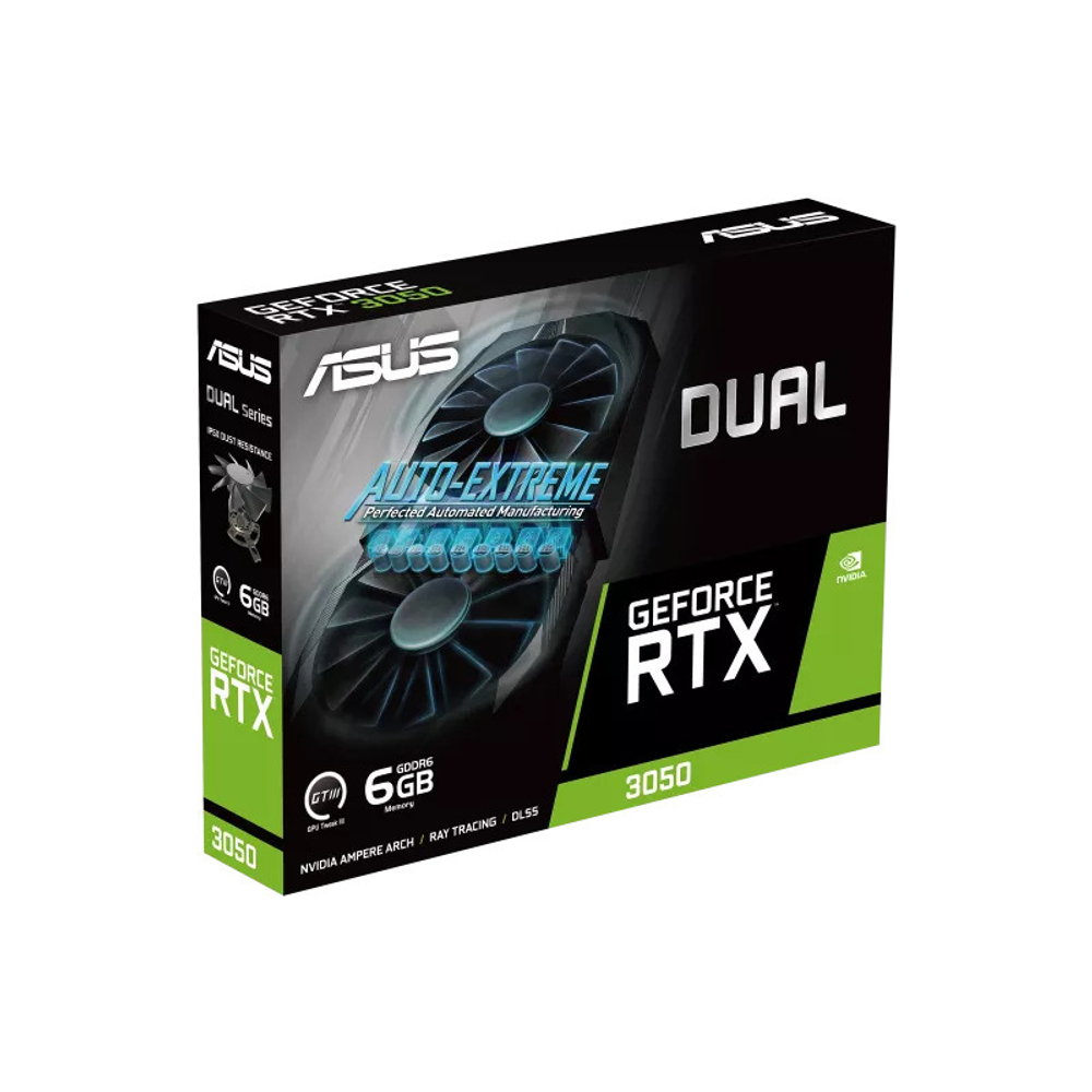 Видеокарта ASUS GeForce RTX 3050 (DUAL-RTX3050-O6G)