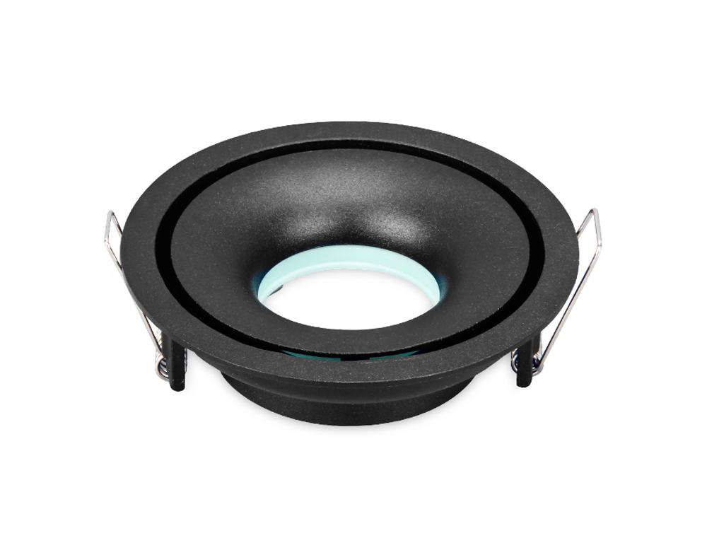 Встраиваемый точечный светильник TN121 BK/S черный/песок GU5.3 D100*30