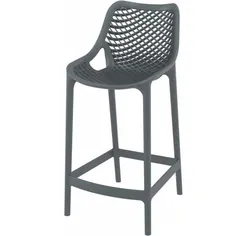 Полубарный стул Air 65 см серый