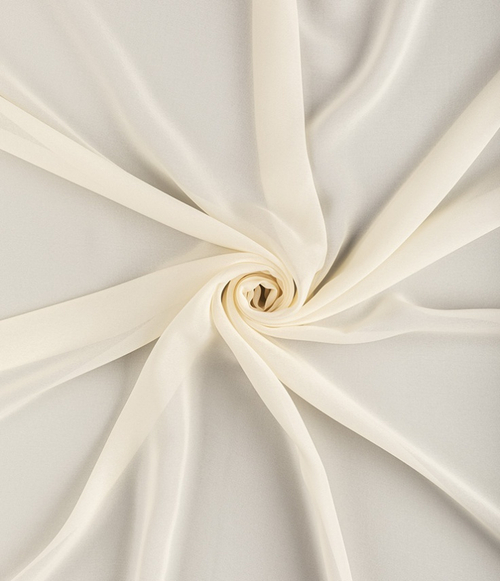 Тюль Legrand Вуаль шелк молочный с утяжелителем