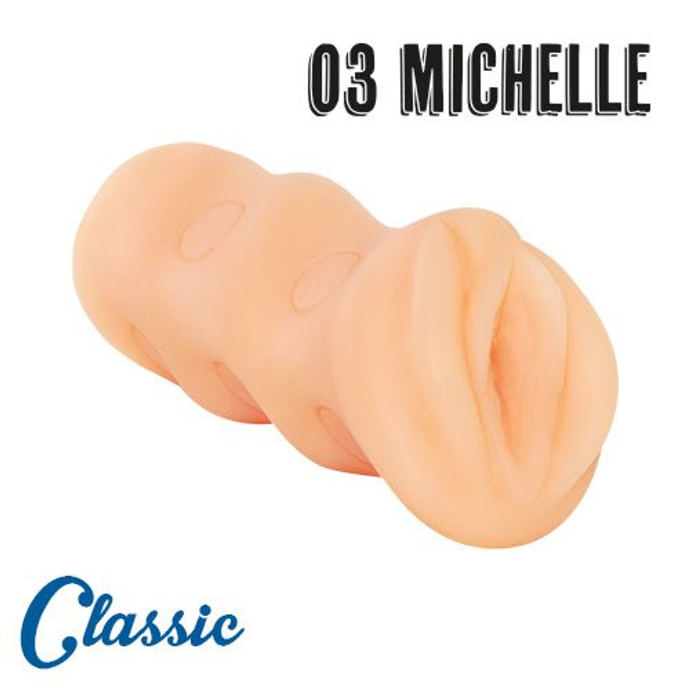 Мастурбатор-вагина MASTURBATORE POCKET PLEASURE MICHELLE (Цвет: телесный)