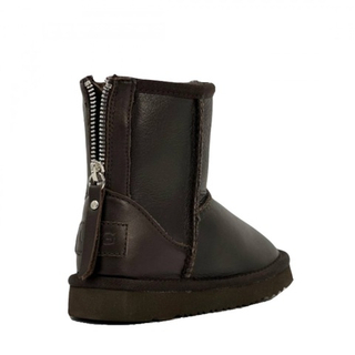 Ugg Kids Zip Short Metallic Chocolate