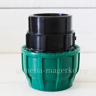 Муфта ПНД с внутренней резьбой 63х2