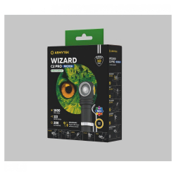 Налобный фонарь Armytek Wizard C2 Pro Nichia (теплый свет) — полная пыле- и водонепроницаемость по стандарту IP68.