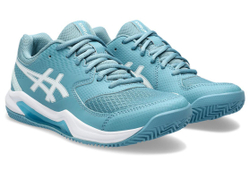 Женские Кроссовки теннисные Asics Gel-Dedicate 8 Clay - gris blue/white