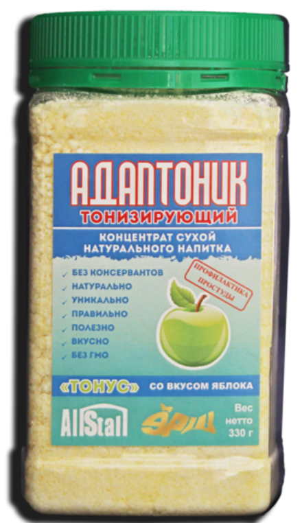 Адаптоник "Тонус" (яблоко) в ПЭТ-банке 330 г